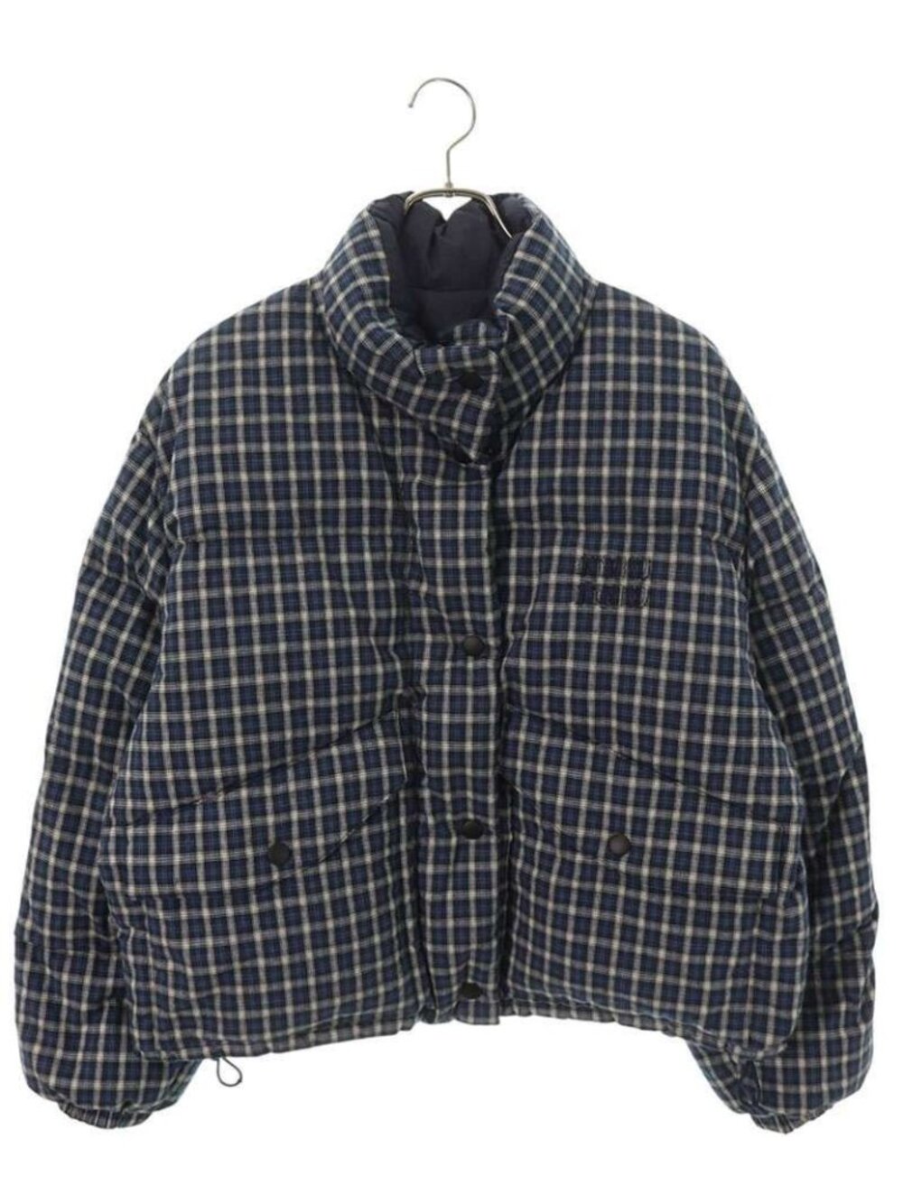 Miu Miu Reversible Flannel Down Jacket 40